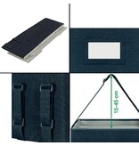 Leitz Leitz draagbare bureau organizer Hot Desking, met draagriemen, grijs