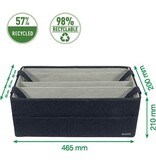 Leitz Leitz draagbare bureau organizer Hot Desking, met draagriemen, grijs