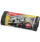 Office Products OFFICE products vuilniszak, HDPE, 6,3 micron, 35 liter, zwart, rol van 50 stuks