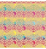 Merkloos Geschenkpapier Rainbow, 70 cm x 1,5 m, 4 verschillende motieven