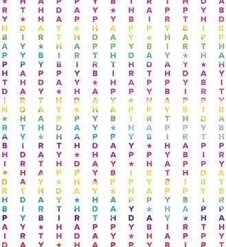 Merkloos Geschenkpapier Rainbow, 70 cm x 1,5 m, 4 verschillende motieven