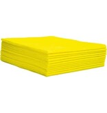 Universele poetsdoek, 1/4 vouw, ft 30 x 33 cm, geel, doos van 150 stuks, boîte de 150 pièces