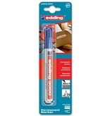 Edding Edding permanent marker 3000 blauw, op blister