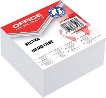 Office Products OFFICE products vulling memokubus, 8,5 x 8,5 x 4 cm, wit
