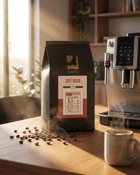 Q-CONNECT Q-CONNECT koffiebonen Café Rosso, pak van 1 kg