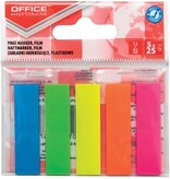 Office Products OFFICE products index, 12 x 45 mm, ophangzakje van 5 x 25 tabs, geassorteerde kleuren