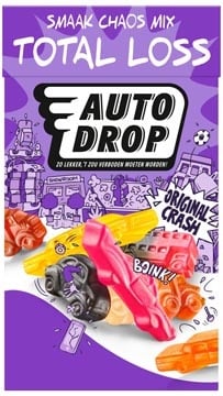 Autodrop Autodrop snoep Total Loss, doos van 280 gram