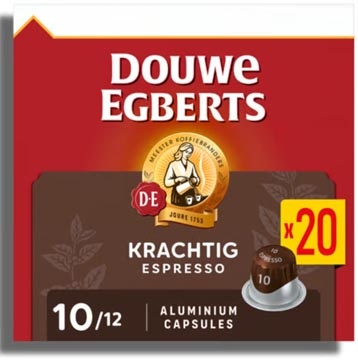 Douwe Egberts Douwe Egberts Espresso koffiecapsules, pak van 20 stuks