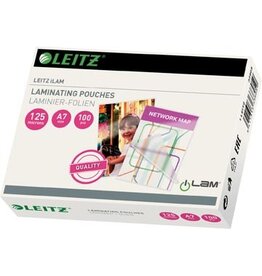 Leitz Leitz Ilam lamineerhoes ft A7, 250 micron (2 x 125 micron), pak van 100 stuks