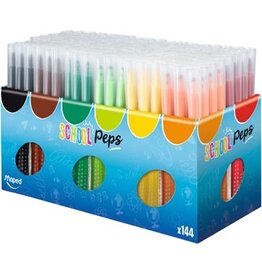 Maped Maped viltstift Color'Peps, doos van 144 stuks (classpack)
