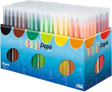 Maped Maped viltstift Color'Peps, doos van 144 stuks (classpack)