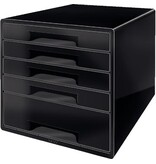 Leitz Leitz Dual Black ladenblok met 5 laden, zwart