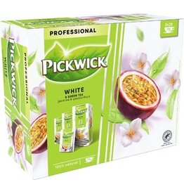 Pickwick Pickwick thee, groene thee jasmijn passievrucht, pak van 25 zakjes