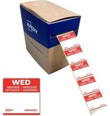 Avery Avery etiketten voedselcodering, HACCP, woensdag, ft 25 x 25 mm, dispenser van 1000 stuks