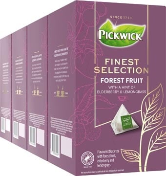 Pickwick Pickwick thee finest selection, bosvruchten, pak van 25 zakjes