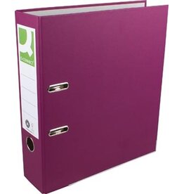 Q-CONNECT Q-CONNECT ordner, voor ft A4, uit Recycolor papier, rug van 8 cm, paars