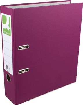 Q-CONNECT Q-CONNECT ordner, voor ft A4, uit Recycolor papier, rug van 8 cm, paars