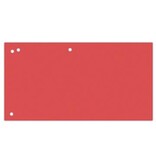 Office Products OFFICE products verdeelstroken, 240 x 105 mm, pak van 100 stuks, rood