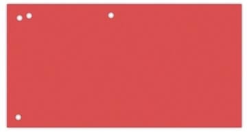 Office Products OFFICE products verdeelstroken, 240 x 105 mm, pak van 100 stuks, rood