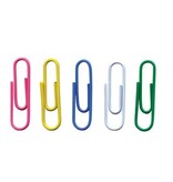 Office Products OFFICE products papierklemmen, 28 mm, geassorteerde kleuren, zak van 500 stuks