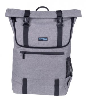 DONAU Donau Travel rugzak London, 18 l, 15,6 inch, grijs