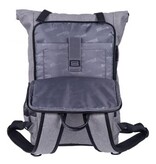 DONAU Donau Travel rugzak London, 18 l, 15,6 inch, grijs