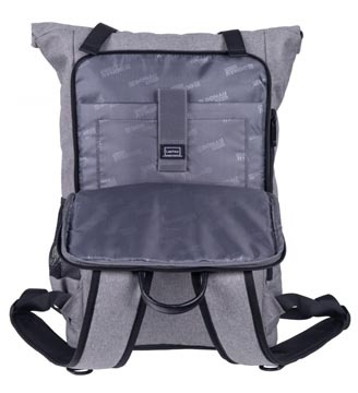DONAU Donau Travel rugzak London, 18 l, 15,6 inch, grijs