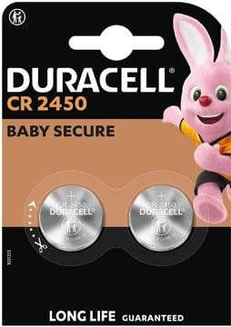 Duracell Duracell knoopcel CR2450, blister van 2 stuks