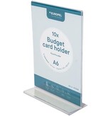 Europel Europel folderhouder Budget, met T-voet, ft A6, staand, pak van 10 stuks