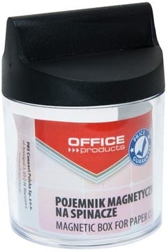 Office Products OFFICE products papierklemhouder, zonder clips, rond, magnetisch, transparant