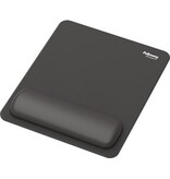 Fellowes Breyta muismat met polssteun, zwart