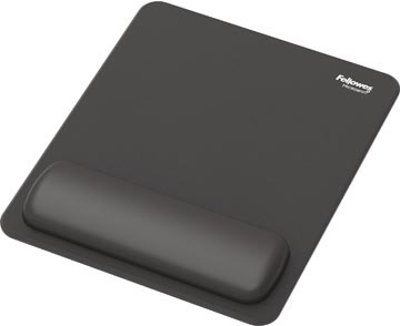Fellowes Breyta muismat met polssteun, zwart