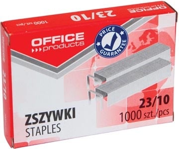 Office Products OFFICE products nietjes 23-10, metaal, doos van 1000 stuks