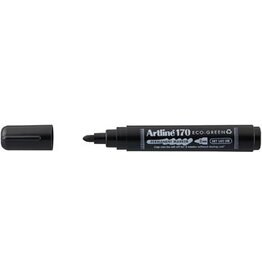 Artline Artline permanent marker Drysafe 170 Eco-Green, 2 mm, ronde punt, zwart