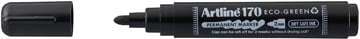 Artline Artline permanent marker Drysafe 170 Eco-Green, 2 mm, ronde punt, zwart