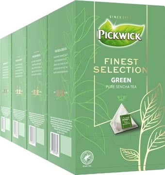 Pickwick Pickwick thee finest selection, groene thee, pak van 25 zakjes