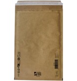 Q-CONNECT Q-CONNECT luchtkussenenveloppen, bruin, 6-F, 240 x 350 mm, doos van 100 stuks