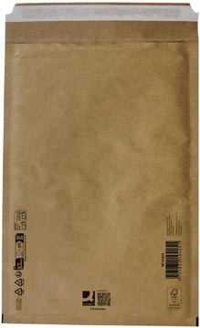 Q-CONNECT Q-CONNECT luchtkussenenveloppen, bruin, 6-F, 240 x 350 mm, doos van 100 stuks