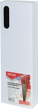 Office Products OFFICE products bindruggen, pak van 100 stuks, 6 mm, zwart