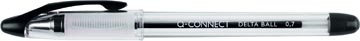 Q-CONNECT Q-CONNECT Delta balpen, 0,4 mm, medium zwart