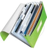 Leitz Leitz Wow projectmap, ft A4, 6 compartimenten, uit PP, groen