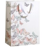 Merkloos Geschenkzak Tender Butterflies, L, 33,5 x 26 x 13,5 cm
