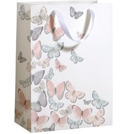 Merkloos Geschenkzak Tender Butterflies, L, 33,5 x 26 x 13,5 cm