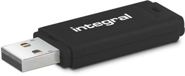 Integral Integral Black USB stick 3.0, 128 GB, zwart