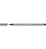 Stabilo STABILO Pen 68 viltstift, grijs — levering per 10