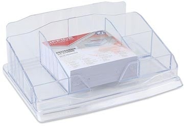 Office Products OFFICE products bureau organizer, inclusief notes, 6 vakken, transparant