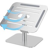 Fellowes Alumia kantelbare laptopstandaard, zilver
