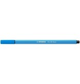 Stabilo STABILO Pen 68 viltstift, neon blauw — levering per 10