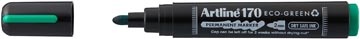 Artline Artline permanent marker Drysafe 170 Eco-Green, 2 mm, ronde punt, groen
