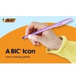 Bic Bic balpen Cristal Medium pastel, doos van 20 stuks, assorti